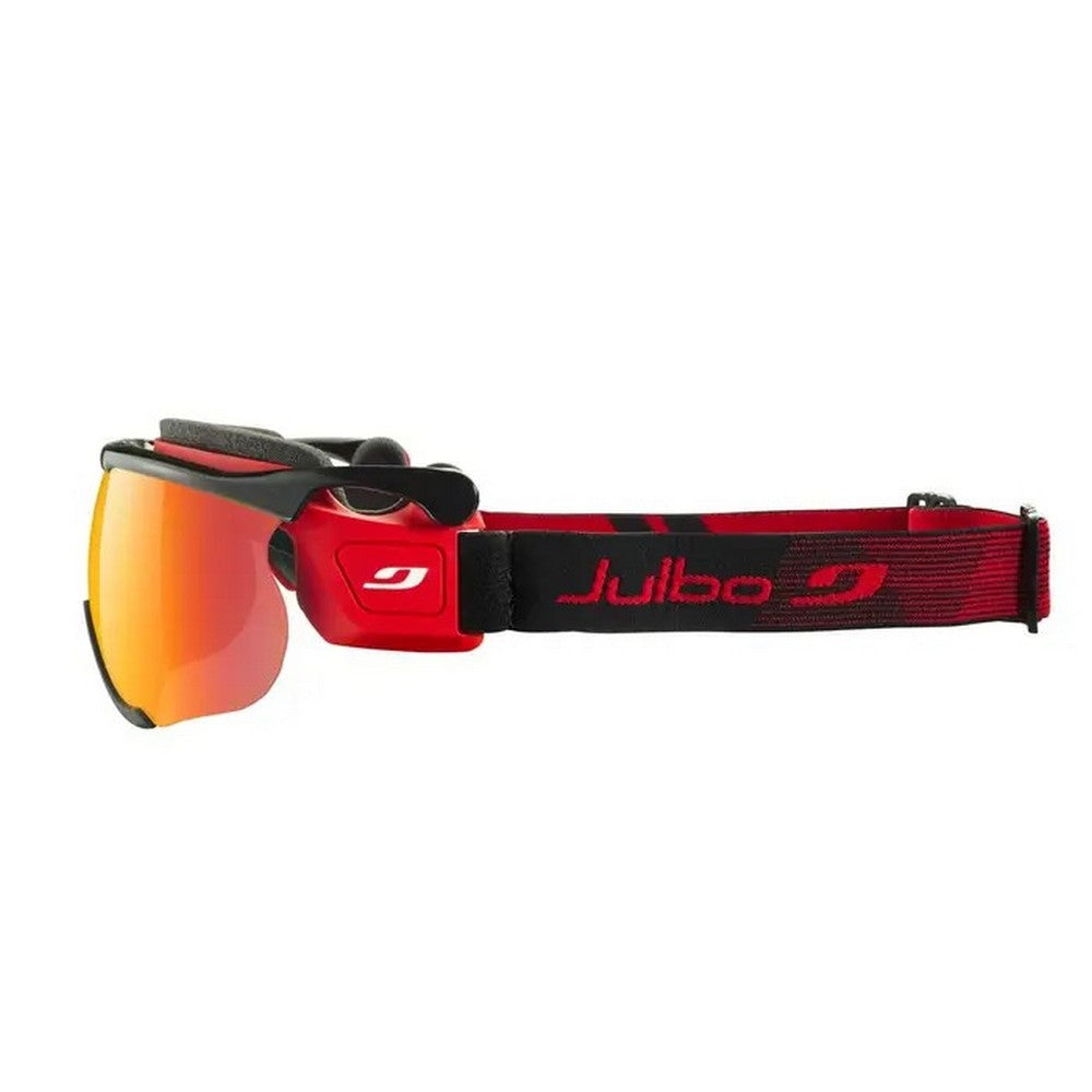 Lunettes de ski de fond Julbo Sniper Evo M avec lentille Spectron 2 - Noir/Rouge