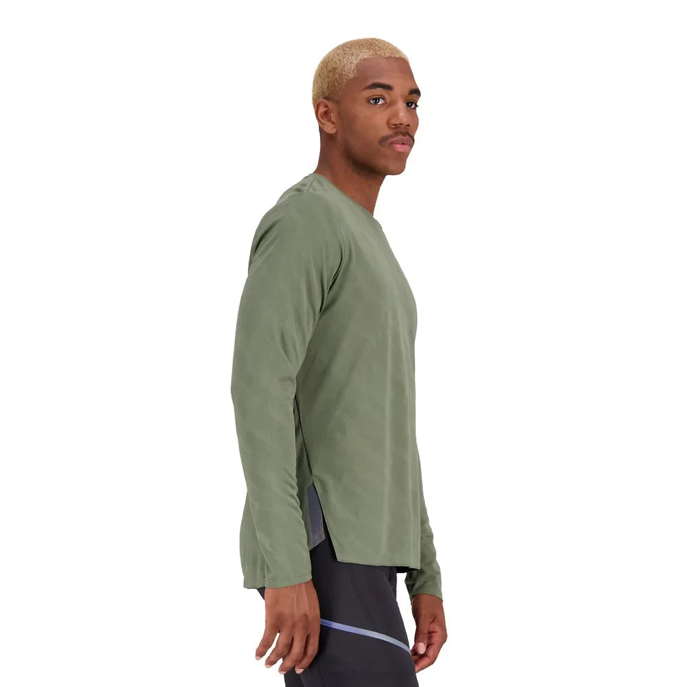 New Balance M's Q Speed Jacquard Long Sleeve T-Shirt