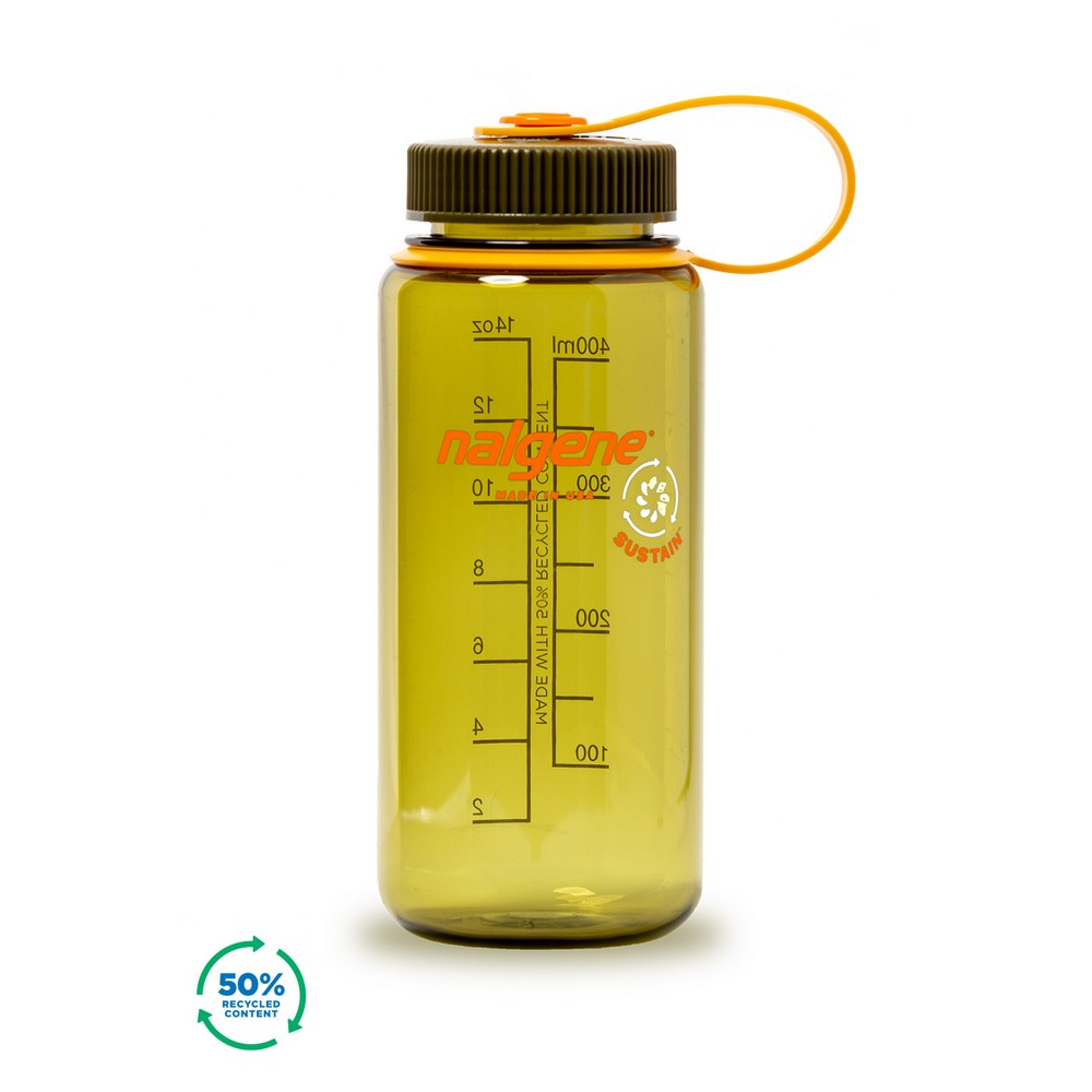 Bouteille Nalgene Sustain à grand goulot 500 ml - Olive