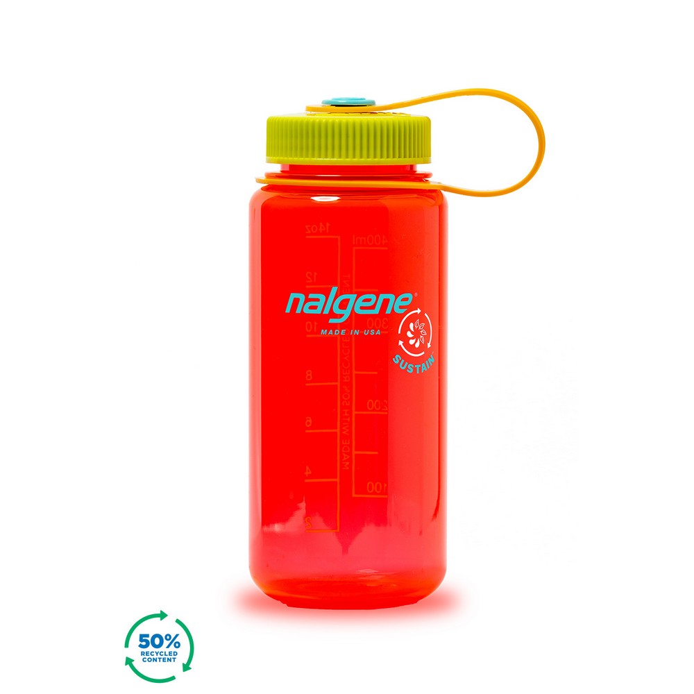 Nalgene Sustain Wide Mouth Bottle 500 ml - Pommegranate