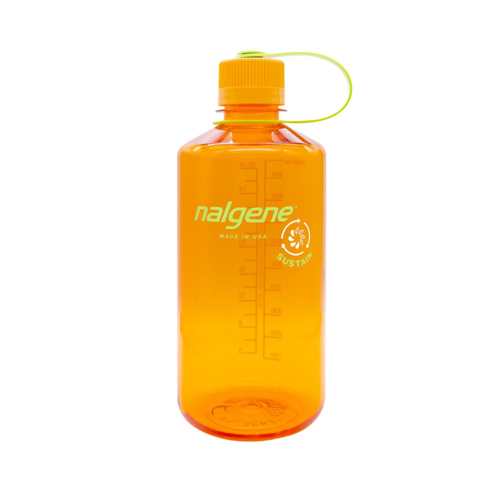 Bouteille Nalgene Sustain à petit goulot 950 ml - Clémentine