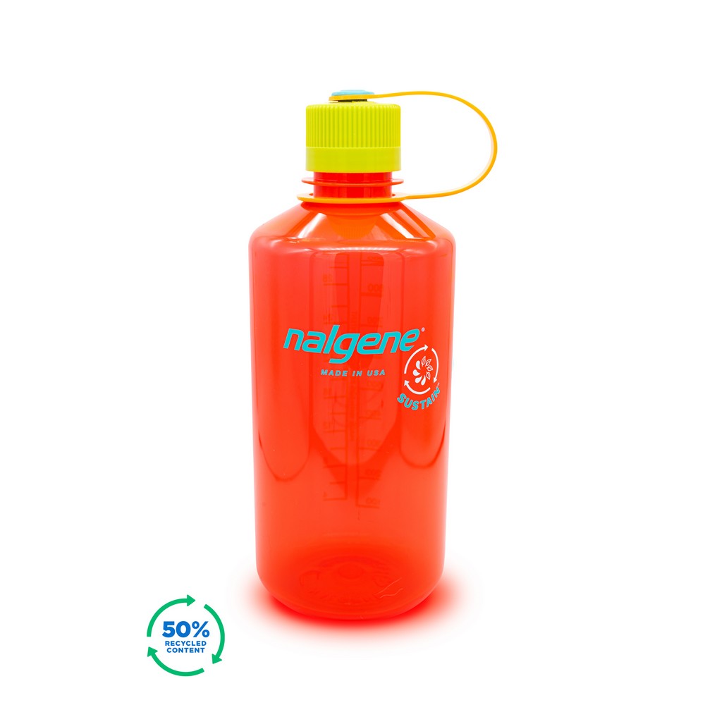 Nalgene Sustain Narrow Mouth Bottle 950 ml – Pomegranate