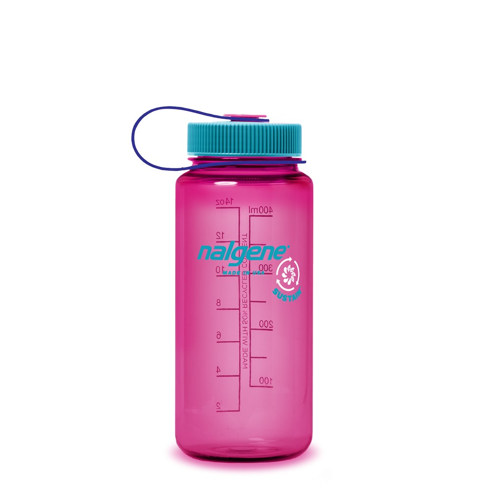 Bouteille Nalgene Sustain à grand goulot 500 ml – Electric Magenta