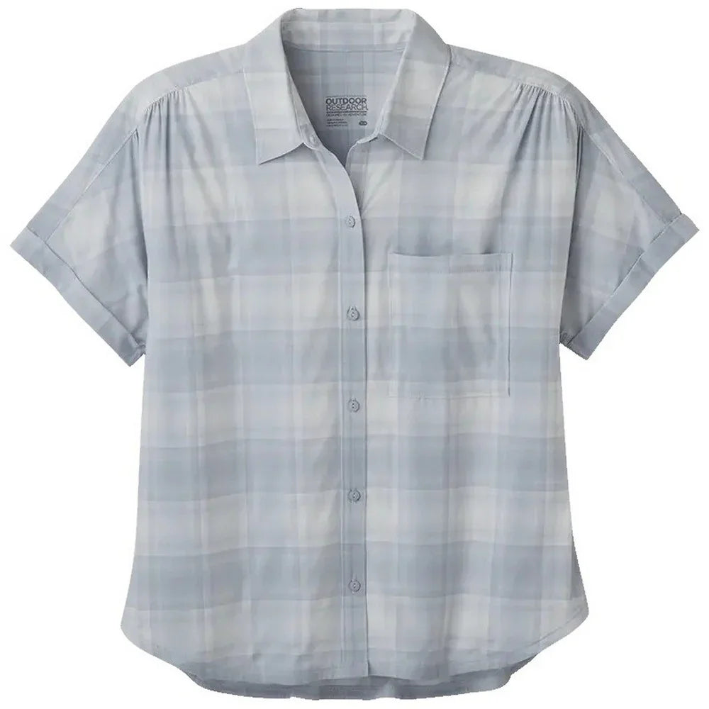 Chemise à manches courtes Outdoor Research Astroman Sun - Gris (femmes)