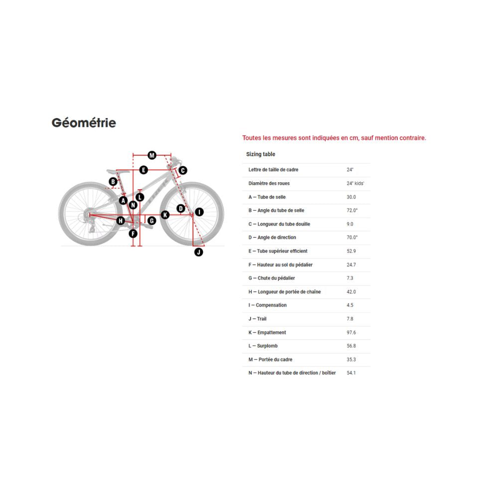 Vélo de montagne Trek Precaliber 24 8-vit. Suspension (enfants)