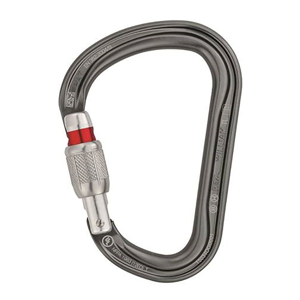 Mousqueton manuel Petzl William Screw Lock