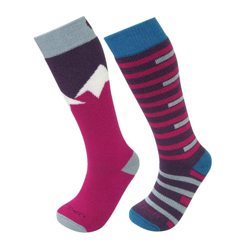 Paquet de 2 paires de bas Lorpen Merino Ski Midweight (enfants)