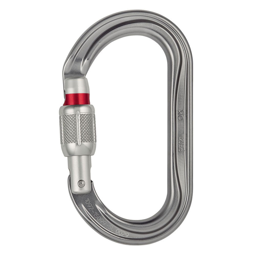 Mousqueton Petzl Ok Oval Screw-Lock