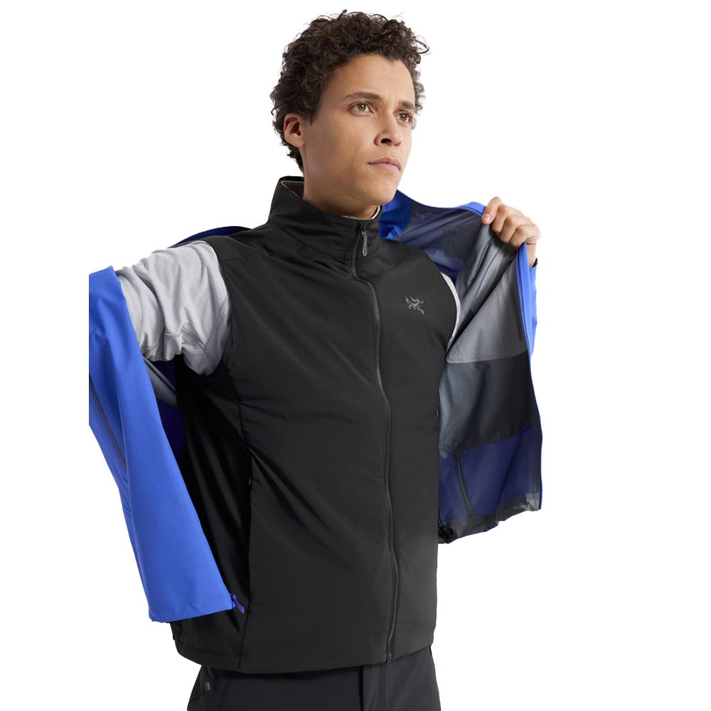 ARC'TERYX-ATOM VEST M BLACK - Hiking down jacket