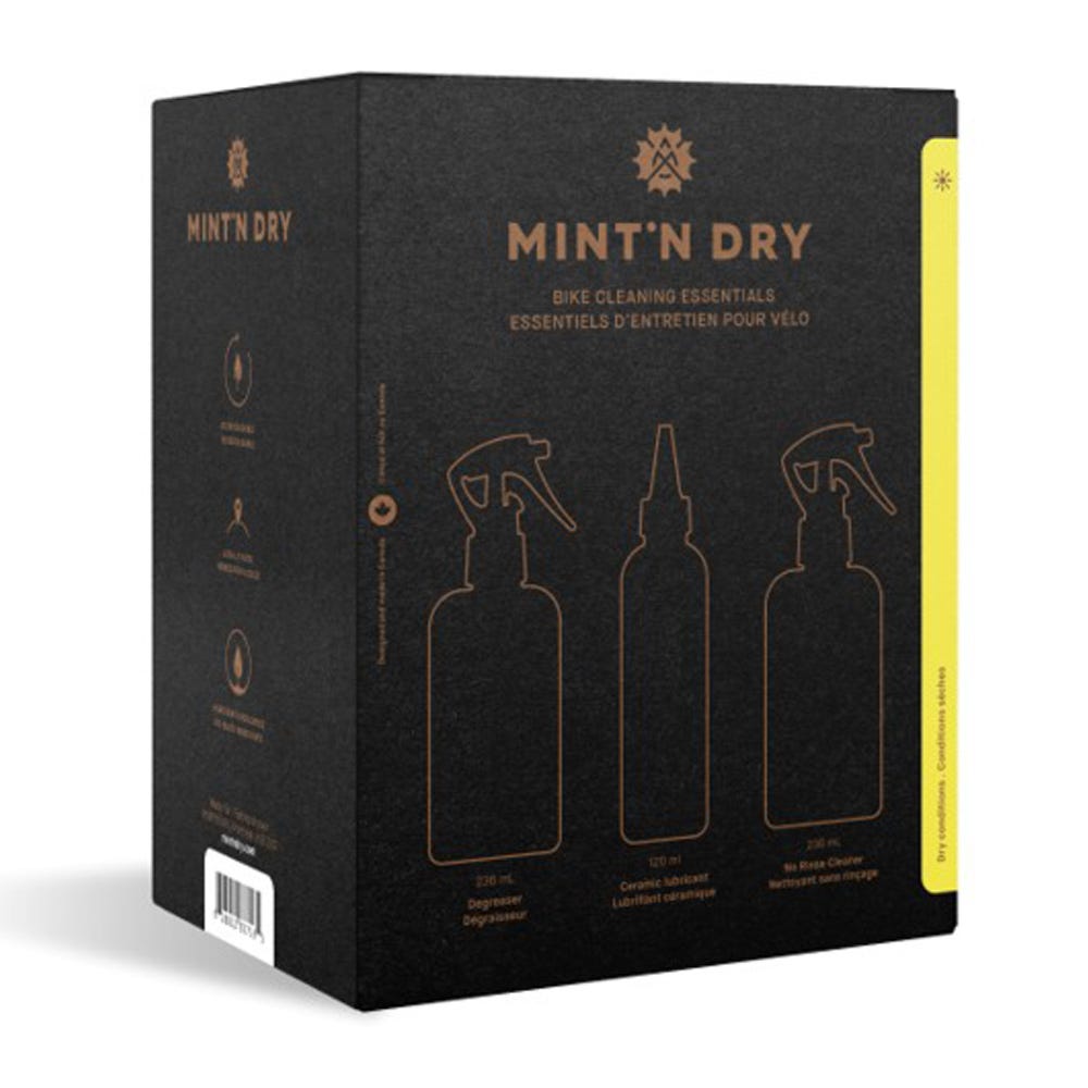 Ensemble de nettoyage de vlo Mint'N Dry Conditions sches
