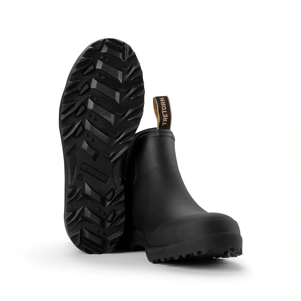 Low black new arrivals rain boots