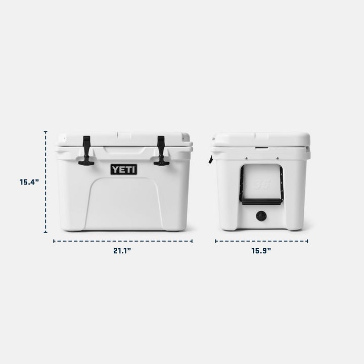 Yeti tundra 35 cooler white sales